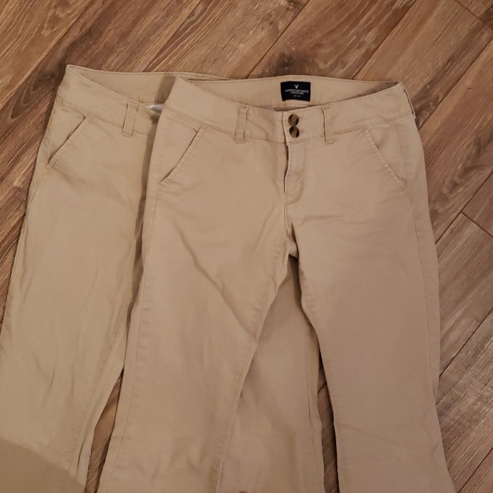 American eagle khaki artist stretch pant